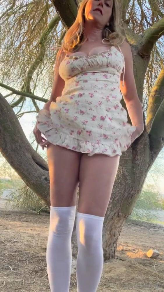 Diora Baird Nude Outdoor Dress Strip OnlyFans Video Leaked - #8