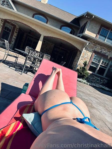 Christina Khalil Nude Bikini Sun Tanning Onlyfans Set Leaked on myfansite.net